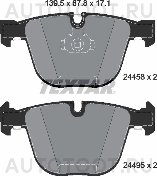Колодки тормозные задние M-серия -P06050 Brembo для BMW 5SERIES, BMW 3SERIES, BMW X6, BMW X5