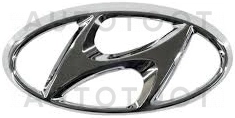Эмблема в переднюю решетку радиатора -  для HYUNDAI SOLARIS