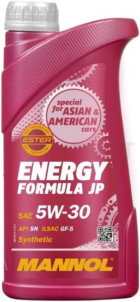 5W-30 MANNOL Energy Formula 1л Масло моторное синтетическое - Артикул 4036021101439 - Производитель Mannol - Фото, Отзывы, Цены