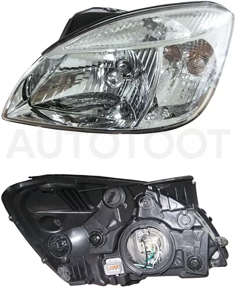 Фара Kia Rio 05-11 / Pride 05-09 (Слева/ Галоген/ Ручная регулировка)
