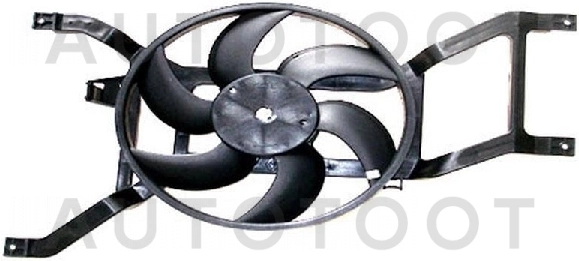 Диффузор радиатора (для автомобилей без кондиционера) -STDC01201B0 Sat для NISSAN ALMERA