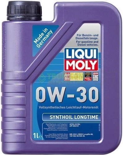 0W-40 Масло моторное синтетическое "Synthoil Energy ", 1л - Артикул 1922 - Производитель Liqui Moly - Фото, Отзывы, Цены