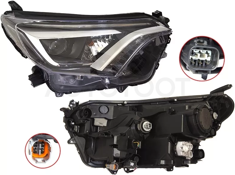 Фара Toyota RAV4 (XA40) 15-19 (Справа/ LED/ С электрокорректором)