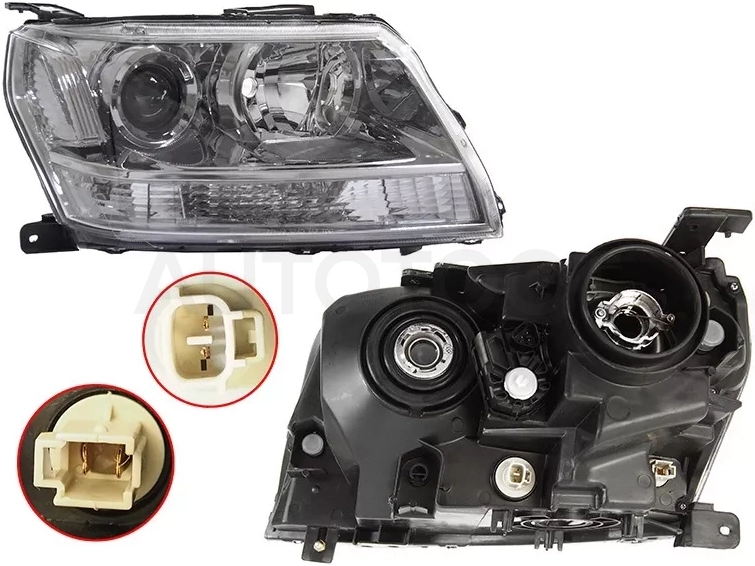 Фара Suzuki Escudo 05-17 / Grand Vitara 05-16 (Справа/ Галоген/ С электрокорректором/ 5D)