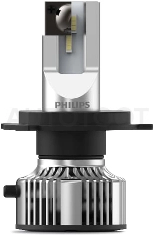 Лампа светодиодная H4 PHILIPS Ultinon Essential LED 6500K, 2шт
