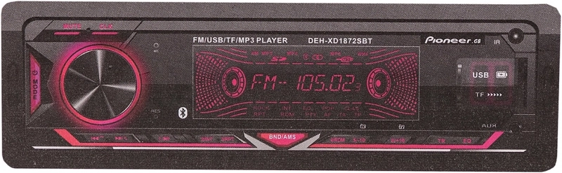 Pioneer Автомагнитола Pioneer.GB DEH-XD 1872 SBT с Bluetooth - Артикул PIONEERGB1872 - Производитель TechWit - Фото, Отзывы, Цены