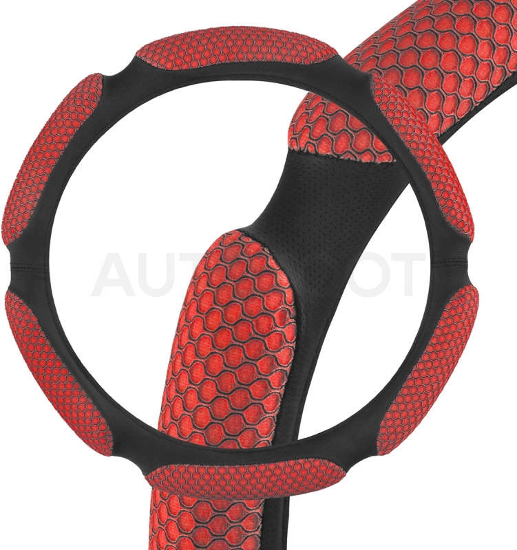 Оплетка SKYWAY Sponge snood 6 подушечек M Красная экокожа