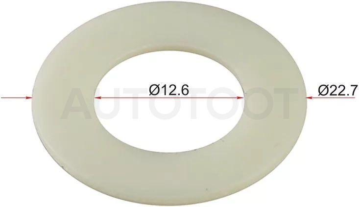 Шайба пластиковая 12,6x22,7 (Продажа по 10шт)