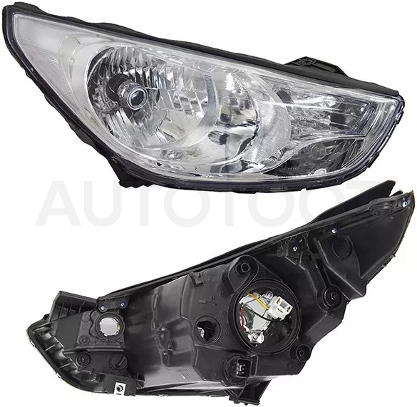 Фара Hyundai Tucson 09-13 (Справа/ Галоген/ под электрокорректор) - Артикул ST2211157R - Производитель Sat - Фото, Отзывы, Цены