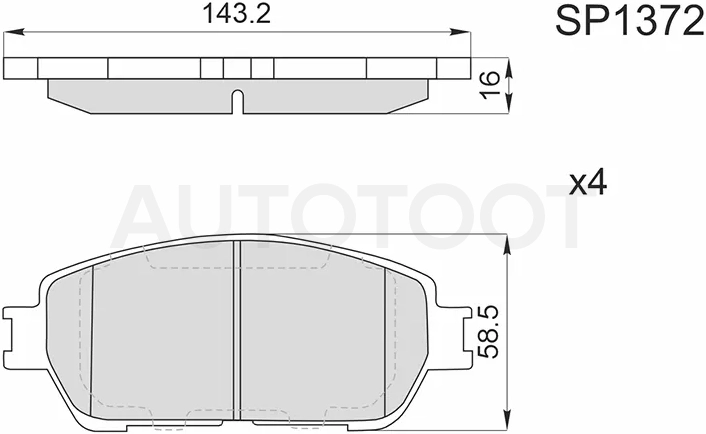 Колодки тормозные (Спереди) Toyota Camry Europe/Russia (XV30) 01-06 / Camry Japan 01-06 / Lexus ES 01-06 / Toyota Alphard (H10) 02-08 / Camry South Asia 01-06 / Camry UAE/USA 01-06 / Estima 00-05