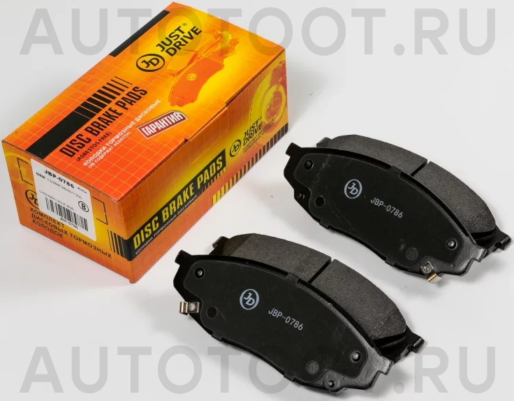 Колодки тормозные дисковые передние - Артикул JBP0786 - Производитель Just Drive - Фото, Отзывы, Цены