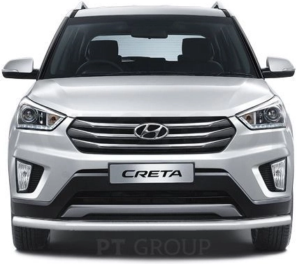 HYUNDAI Creta 2016-  Защита переднего бампера одинарная Ø63мм (НПС) - Артикул 11030102 - Производитель PT Group - Фото, Отзывы, Цены
