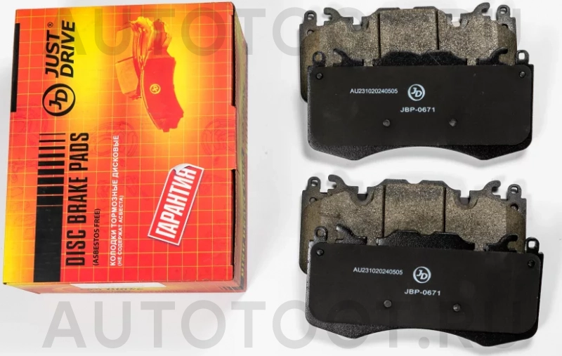 Колодки тормозные дисковые передние GDB1834 - Артикул JBP0671 - Производитель Just Drive - Фото, Отзывы, Цены