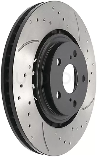 Комплект дисков тормозных передний перфорированные TOYOTA HIGHLANDER##U5#/SRX350 09-/RAV4 12