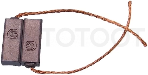 Щетка генератора/стартера 2 шт. VW GOLF 06-/POLO 98-01/SKODA FABIA 06-/SEAT AROSA 1.0/1.4 99-04
