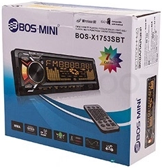 BOS-MINI Автомагнитола BOS-X1753 SBT c Bluetooth - Артикул BOSX1753 - Производитель BOS-MINI - Фото, Отзывы, Цены