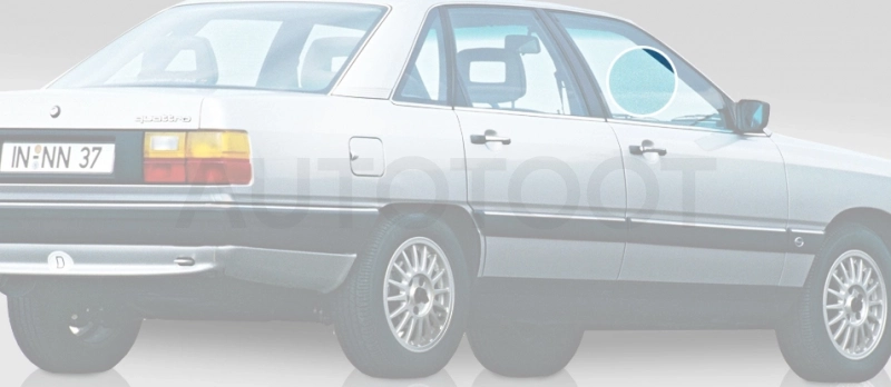 Стекло переднее правое опускное -  для AUDI 100