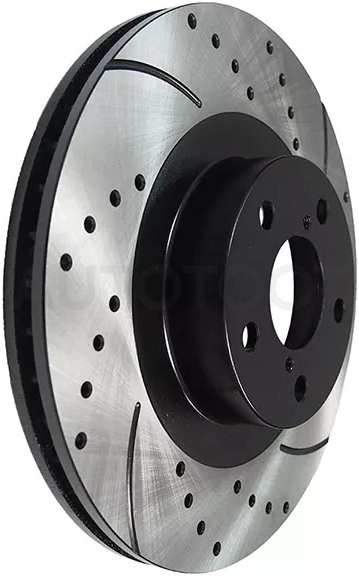 Комплект дисков тормозных передний перфорированные SB EJ20-25 Forester SF/SG/SH 97-08- Impreza GF-GG