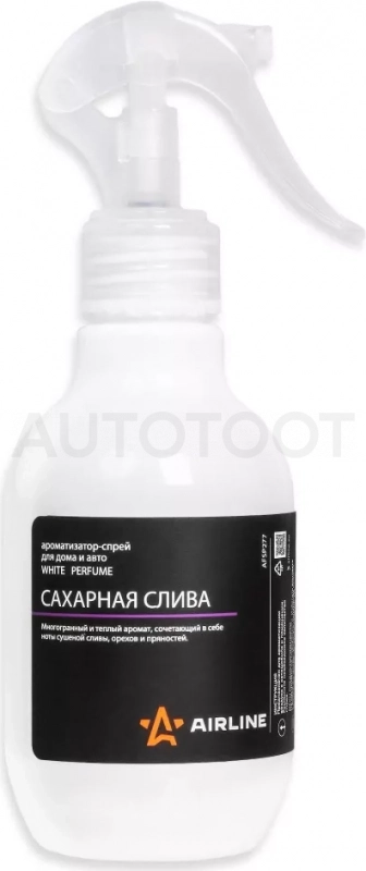 Ароматизатор-спрей для дома и авто "WHITE" Perfume САХАРНАЯ СЛИВА 220мл - Артикул AFSP277 - Производитель Airline - Фото, Отзывы, Цены