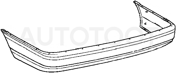 Бампер задний -  для TOYOTA CAMRY