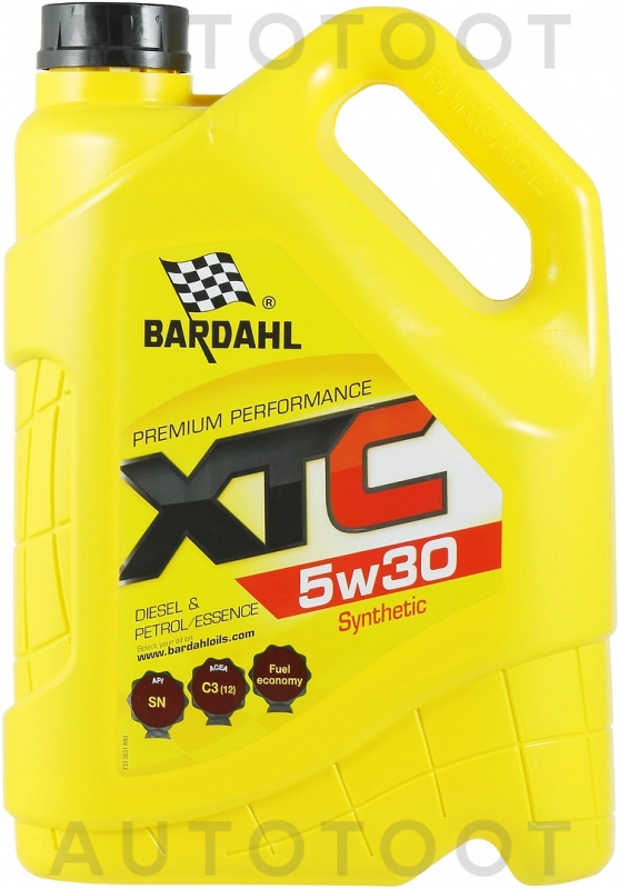Масло моторное синтетическое Bardahl 5W-30 XTC SN 5л - Артикул 36313 - Производитель Bardahl - Фото, Отзывы, Цены
