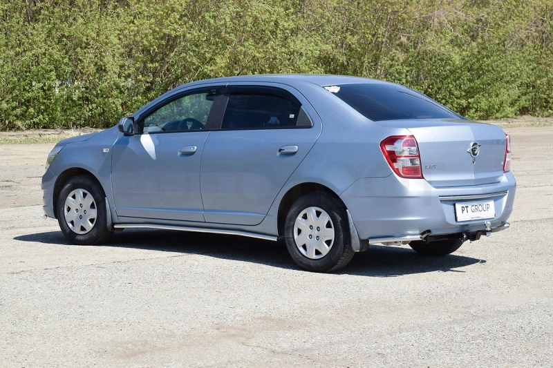CHEVROLET Cobalt 2019- Защита порогов Ø38мм (НПС) - Артикул CHC220301 - Производитель PT Group - Фото, Отзывы, Цены