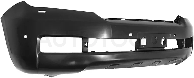 Бампер передний Toyota Land Cruiser (J200) 07-12 (Под омыватели фар/ Под ПТФ/ Под сонары(парктроники))
