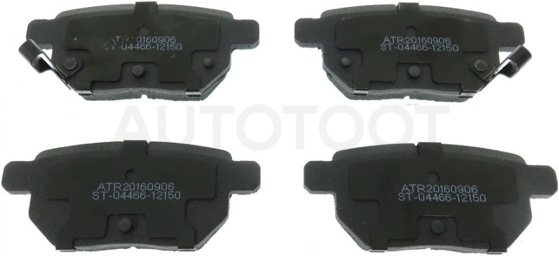 Колодки тормозные задние (Япония, Россия) -ST0446612150 Sat для TOYOTA COROLLA, TOYOTA AURIS, TOYOTA YARIS, TOYOTA PRIUS, TOYOTA BELTA, TOYOTA RACTIS, TOYOTA VITZ, TOYOTA IST, TOYOTA RUMION