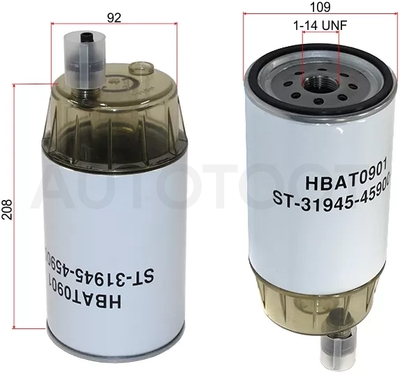 Фильтр топливный с колбой HYUNDAI HD 45/72/COUNTY 10
