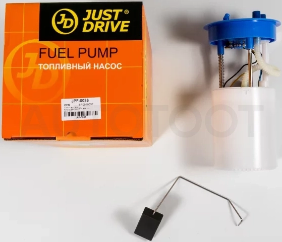 Насос топливный электрический в сборе 12v; 4 bar; ≥90L/h - Артикул JPF0086 - Производитель Just Drive - Фото, Отзывы, Цены