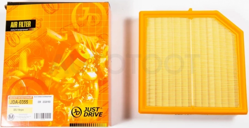 Фильтр воздушный - Артикул JDA0355 - Производитель Just Drive - Фото, Отзывы, Цены