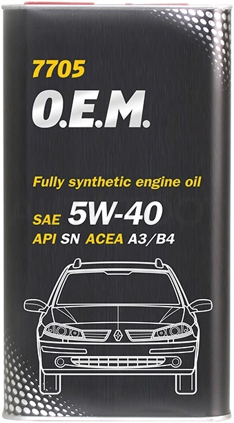5W-40 MANNOL O.E.M. for Renault, Nissan 4л Масло моторное синтетическое