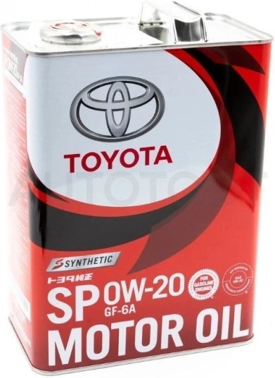 Масло моторное TOYOTA SP 0W-20, 4л - Артикул 0888013205 - Производитель Toyota - Фото, Отзывы, Цены