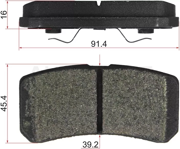 Колодки тормозные (Сзади) Mitsubishi ASX 10- / L200 07-16 / Lancer 07-17 / Outlander 05-12 / Chrysler Sebring 06-10 / Citroen C4 Aircross 12-16 / C-Crosser 07-12 / Jeep Compass 06-15 / Liberty 01-07 / Mitsubishi Delica D:5 07-19 / Endeavor 03-11 / Galant