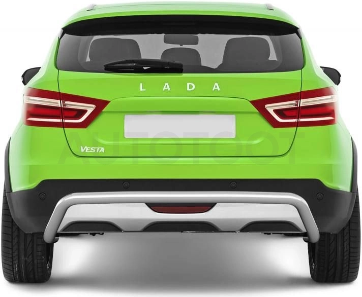 LADA Vesta SW Cross 2017-  Защита заднего бампера Ø51мм (НПС) - Артикул LSC220101 - Производитель PT Group - Фото, Отзывы, Цены