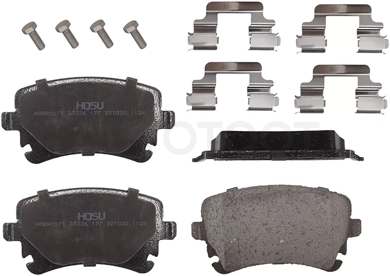 Колодки тормозные (Сзади) Audi A4 00-09 / A6 04-10 / A8 02-10 / Volkswagen Transporter 03- / Audi A6 allroad quattro 06-12 / S4 03-11 / S6 06-11 / S8 06-11