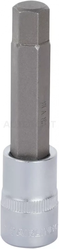 Головка торцевая 1/2" с шестигранной вставкой 13мм, L=100мм - Артикул ATBS54 - Производитель Airline - Фото, Отзывы, Цены
