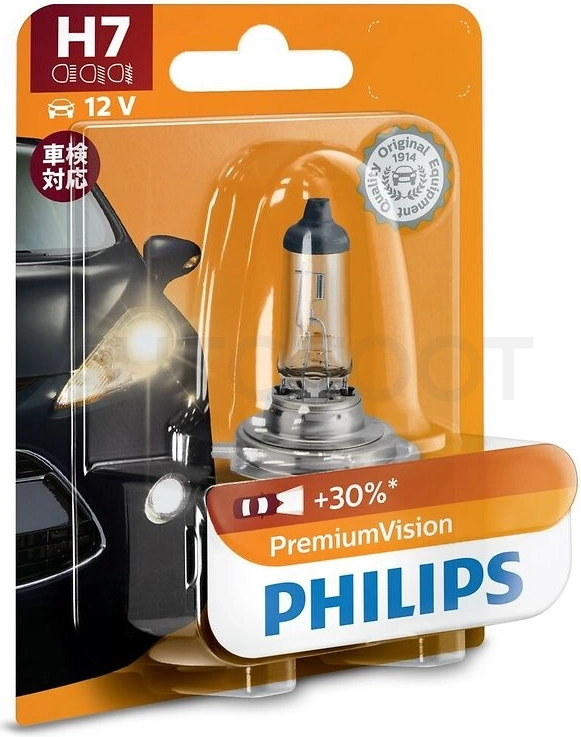 Лампа H7 Philips +30% в блистере