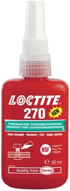 Фиксатор резьбы для всех металлических резьбовых соединений LOCTITE 270, 50мл