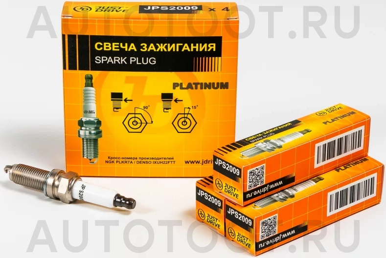 Свеча зажигания /PLKR7A/IXUH22FTT PLATINUM - Артикул JPS2009 - Производитель Just Drive - Фото, Отзывы, Цены