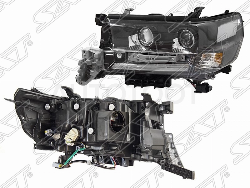 Фара левая LED EXECUTIVE BLACK /WHITE