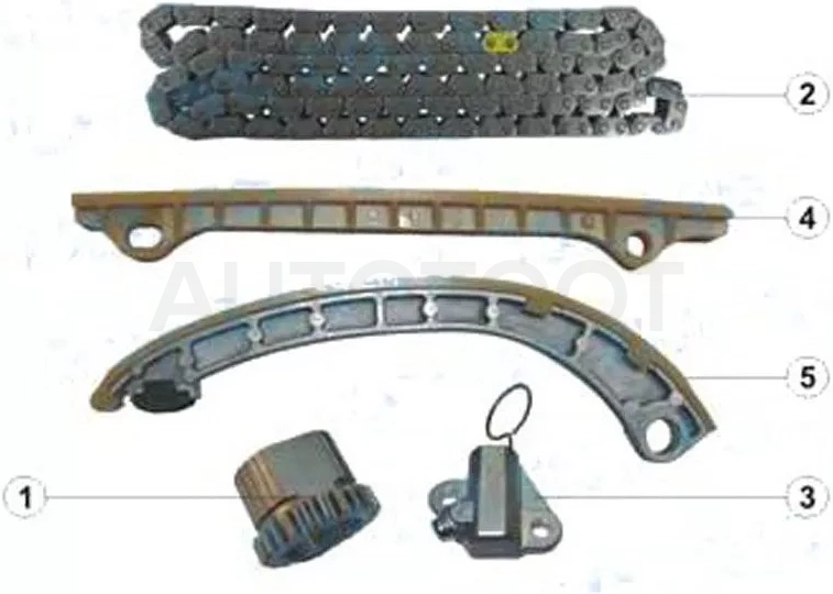 Комплект замены цепи ГРМ SUZUKI M13A/M15A/M16A 98 - Артикул TKSZ230C - Производитель Sat - Фото, Отзывы, Цены