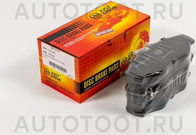 Колодки тормозные дисковые передние GDB1466 - Артикул JBP0700 - Производитель Just Drive - Фото, Отзывы, Цены