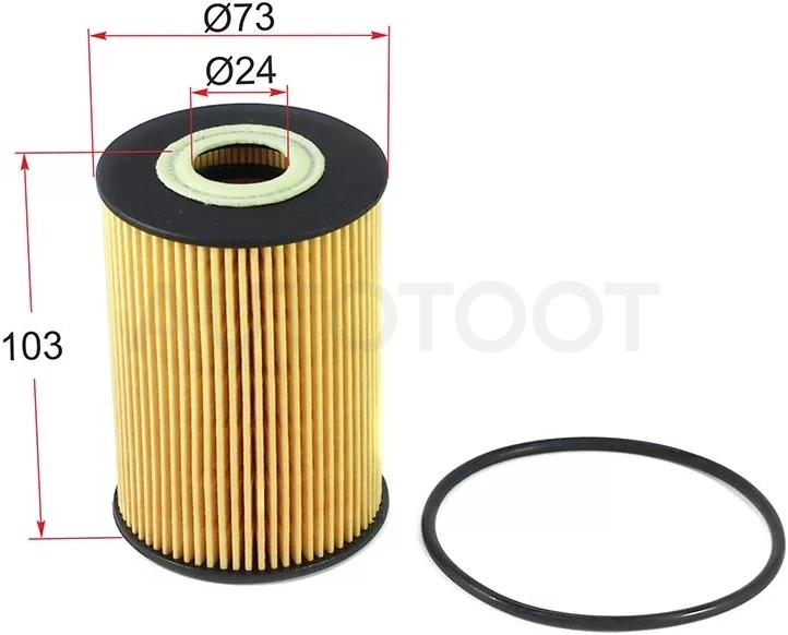 Фильтр масляный (картридж) NISSAN ATLAS F24/ELGRAND E50/SAFARI Y61/TERRANO R50 ZD30DDTI/URVAN E25 ZD