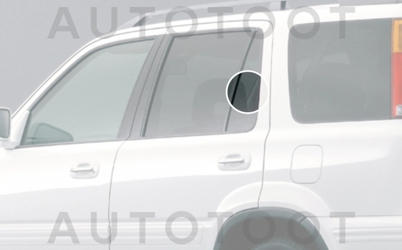 Стекло форточки (уголок) задней левой двери -  для HONDA CR-V