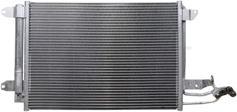 Радиатор кондиционера Audi A3 96-13 / Skoda Octavia 96-13 / Volkswagen Golf 03-16 / Jetta 05-14 / Passat 05-11 / Tiguan 06-17 / Audi TT 06-14 / Nissan Interstar 01-10 / SEAT Altea 04-15 / Ibiza 08-17 / Leon 05-12 / Toledo 04-15 / Skoda Superb 08-15 / Yeti