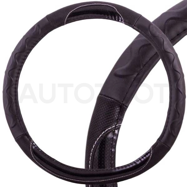 Оплетка SKYWAY Comfort-3 M Черная экокожа