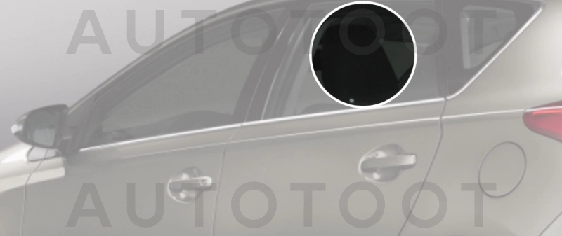 Стекло заднее левое опускное -  для TOYOTA AURIS