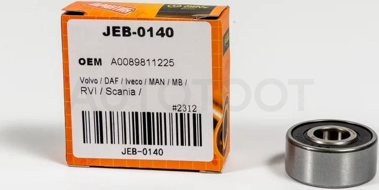 Подшипник генератора универсальный 12*32*14 - Артикул JEB0140 - Производитель Just Drive - Фото, Отзывы, Цены