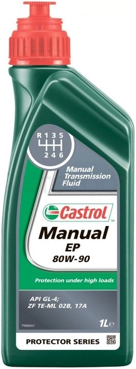 80W-90 Масло трансмиссионное минеральное "Manual EP 80W-90", 1л - Артикул 154F6D - Производитель CASTROL - Фото, Отзывы, Цены